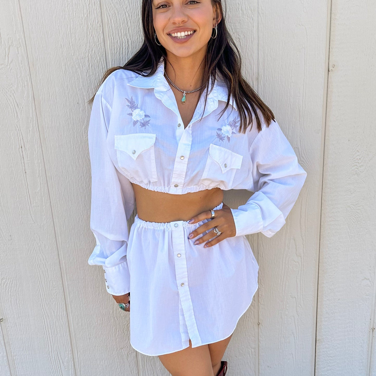White Pearl snap Set