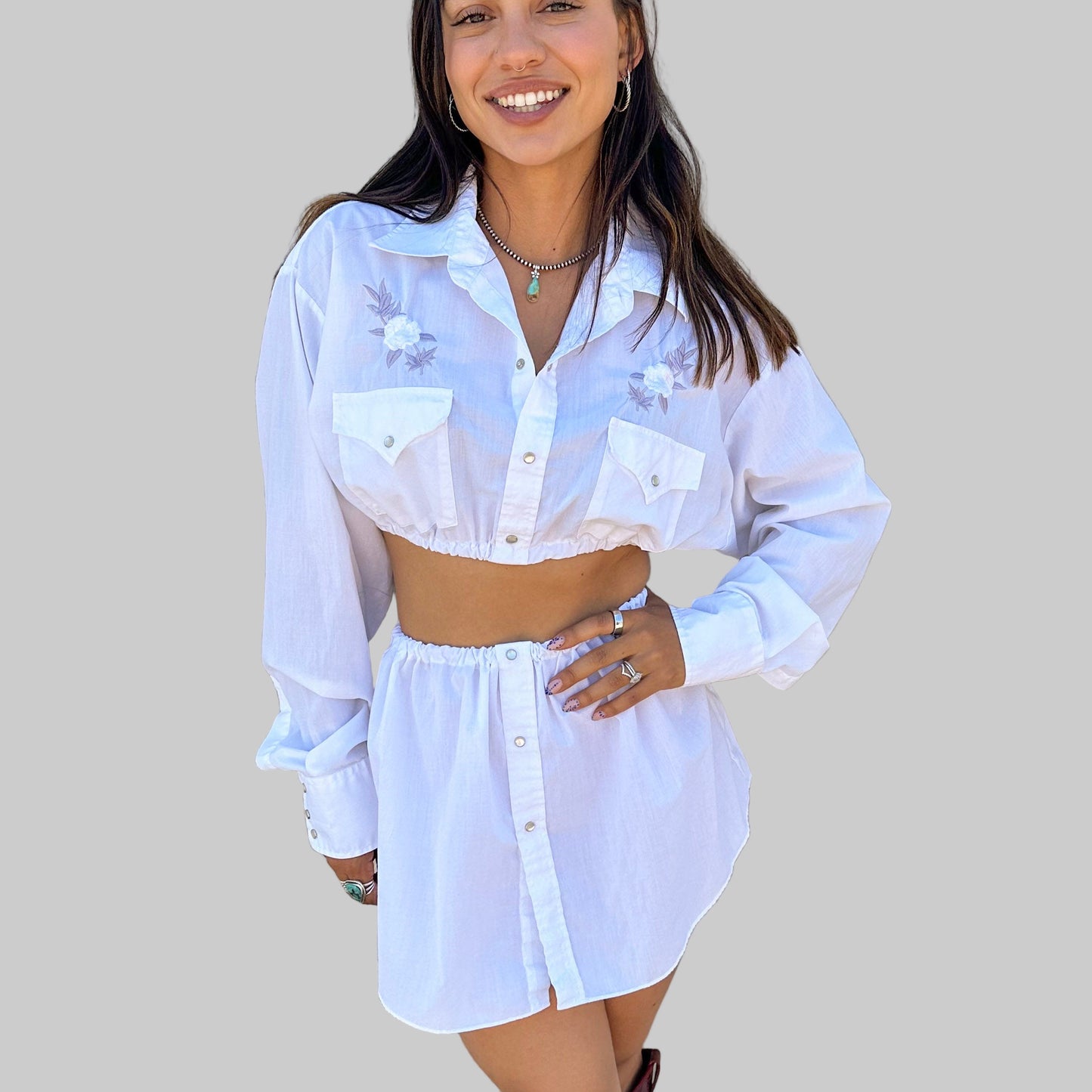 White Pearl snap Set