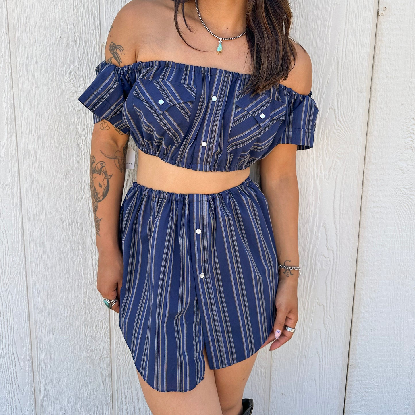 Navy Snap Set