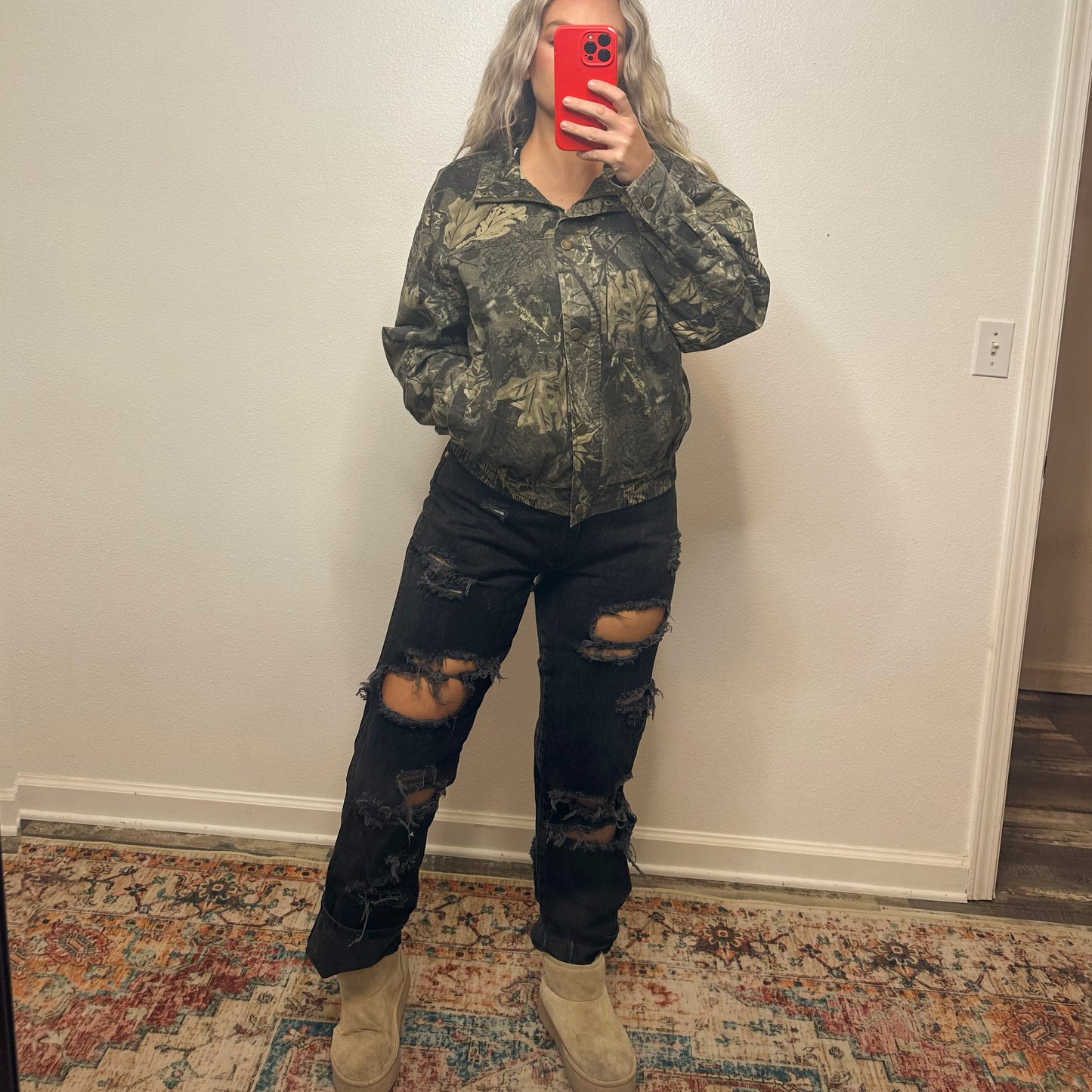 Camo Bomber Jacket
