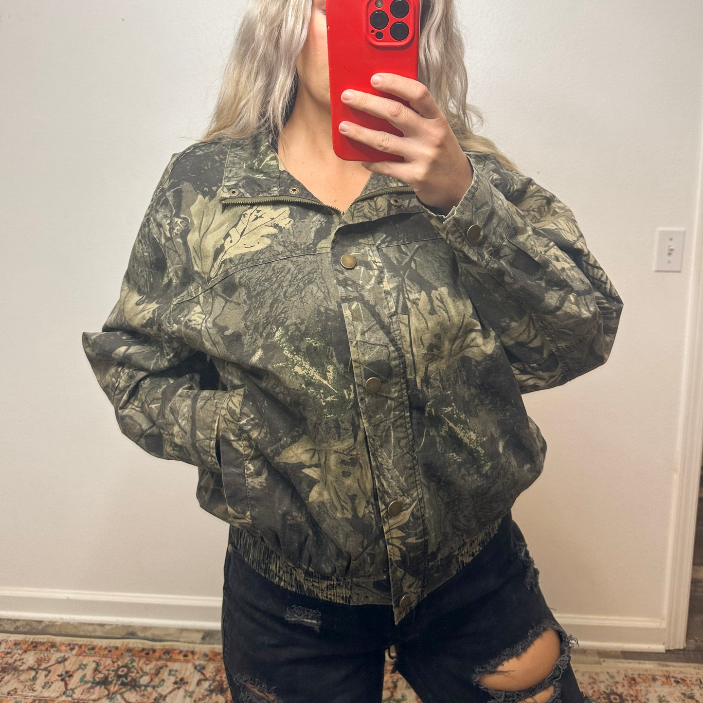 Camo Bomber Jacket