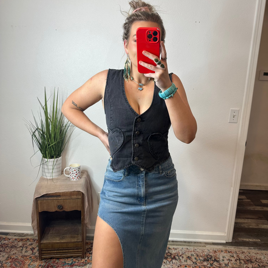 Black Heart Vest